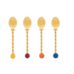 Набор их 4-х чайных ложек 14 см, TORCHON, Bitossi