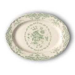 Блюдо овальное 30,5x22 см, цвет декора "шалфей", Bitossi