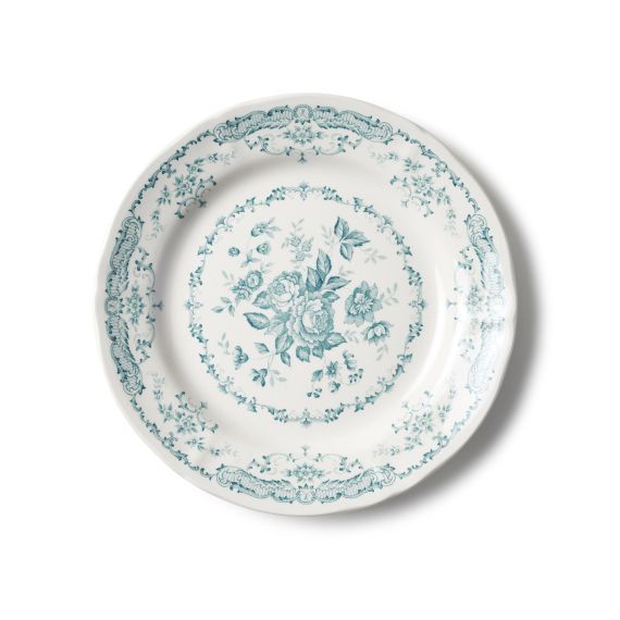 Тарелка мелкая d 26 см, цвет декора бирюзовый, Bitossi