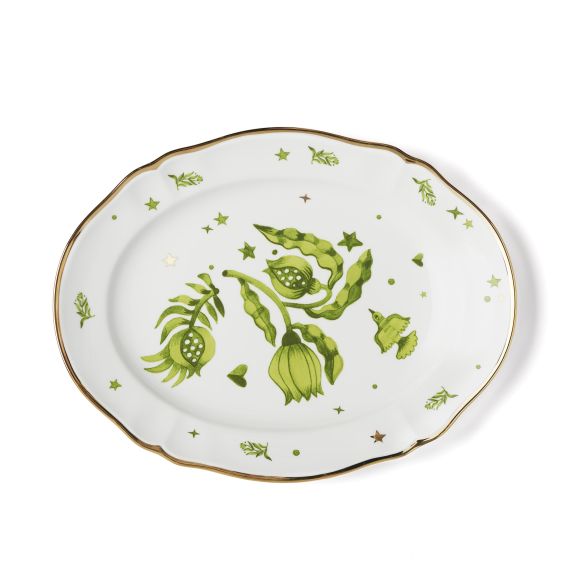 Блюдо овальное 34 см, Bitossi