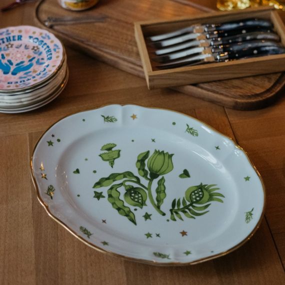 Блюдо овальное 34 см, Bitossi, изображение 3