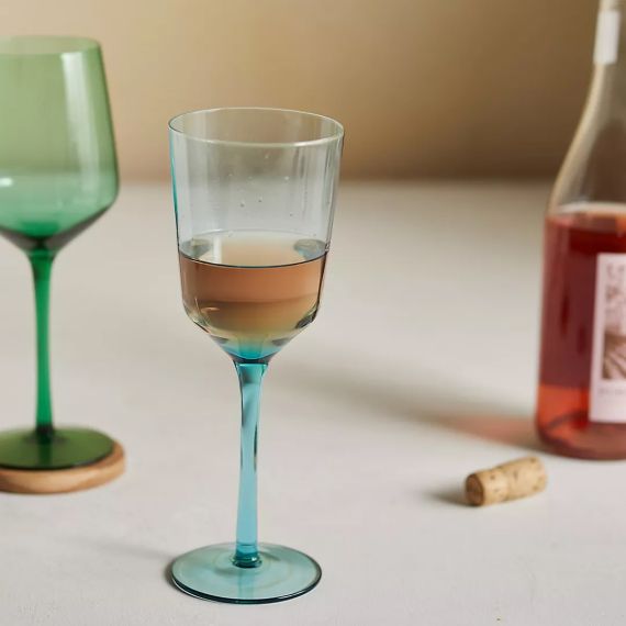 Набор из 6-ти бокалов разной формы BLUE/GREEN, Bitossi, изображение 3