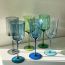 Набор из 6-ти бокалов разной формы BLUE/GREEN, Bitossi, изображение 4